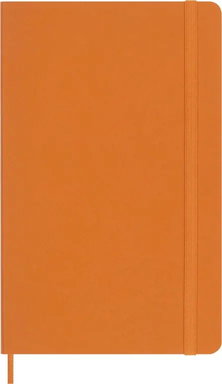 Precious & Ethical Vegea zápisník Moleskine linkovaný oranžový L v dárkové krabici