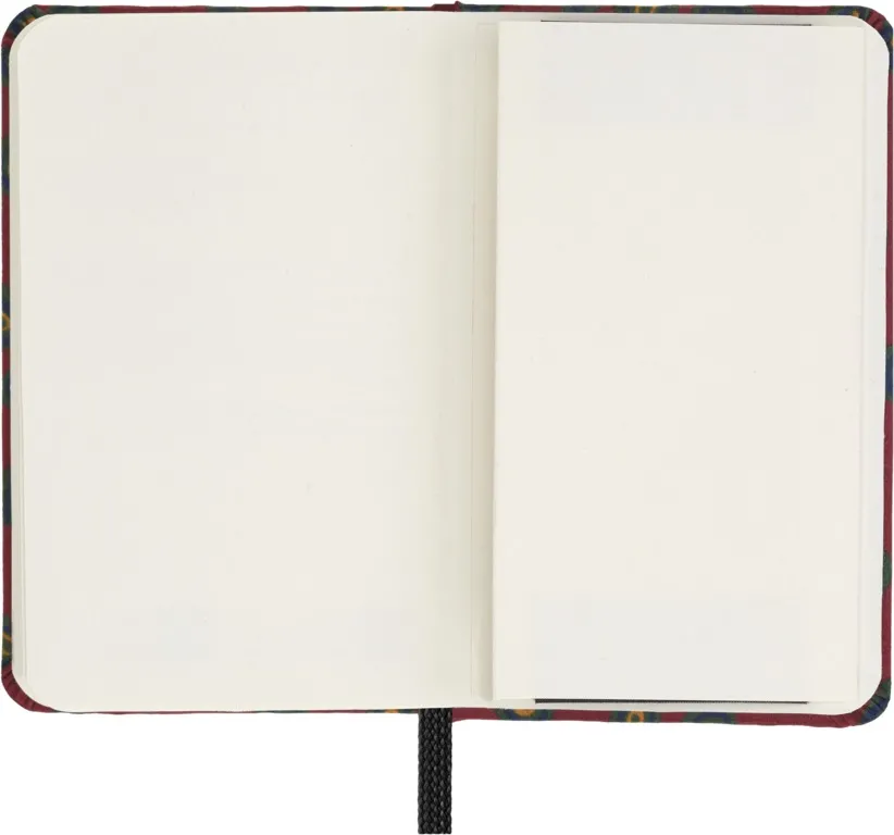 Silk zápisník Moleskine čistý bordeaux vínový XS v dárkové krabici