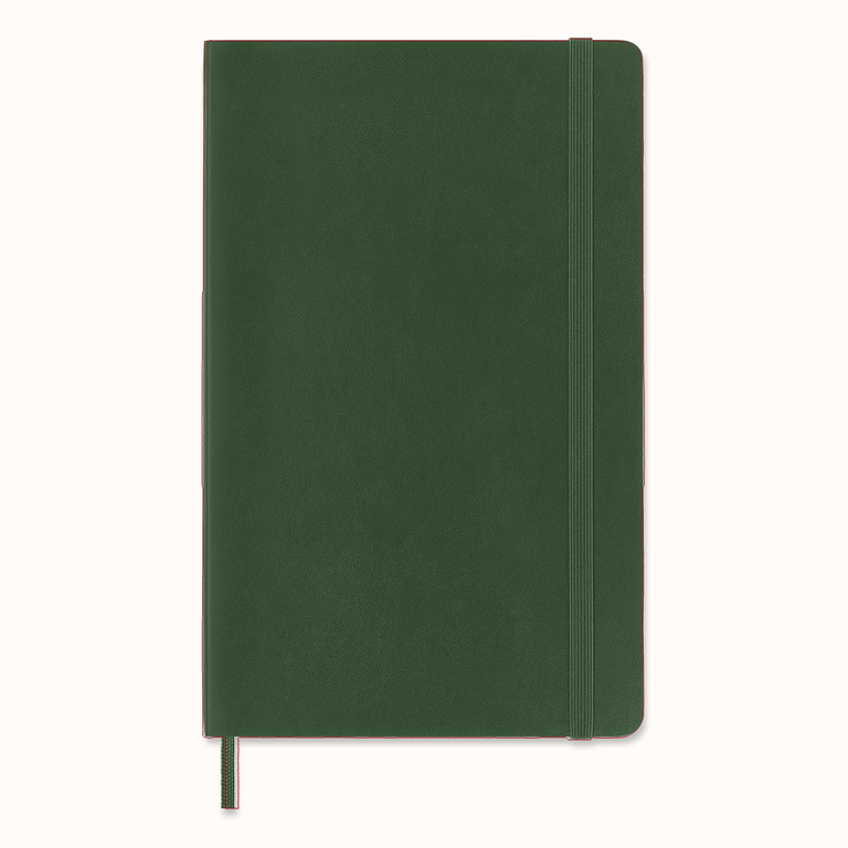 Zápisník Moleskine měkký tečkovaný zelený L