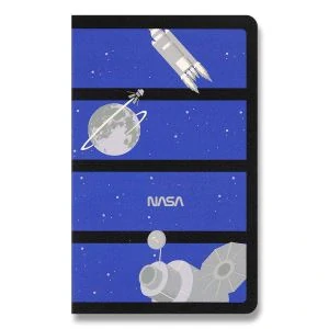 NASA-inspired sešit Volant Moleskine 1 ks čistý L