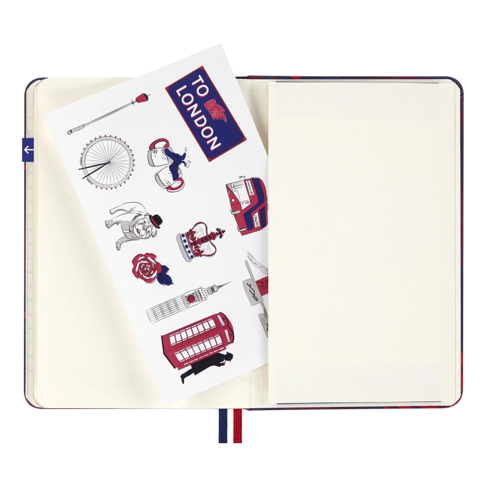 Zápisník Moleskine LUXE London čistý/linkovaný tvrdý S