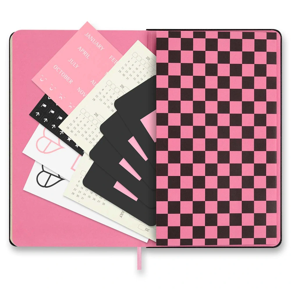 Blackpink plánovací zápisník Moleskine nedatovaný tvrdý L v dárkové krabici