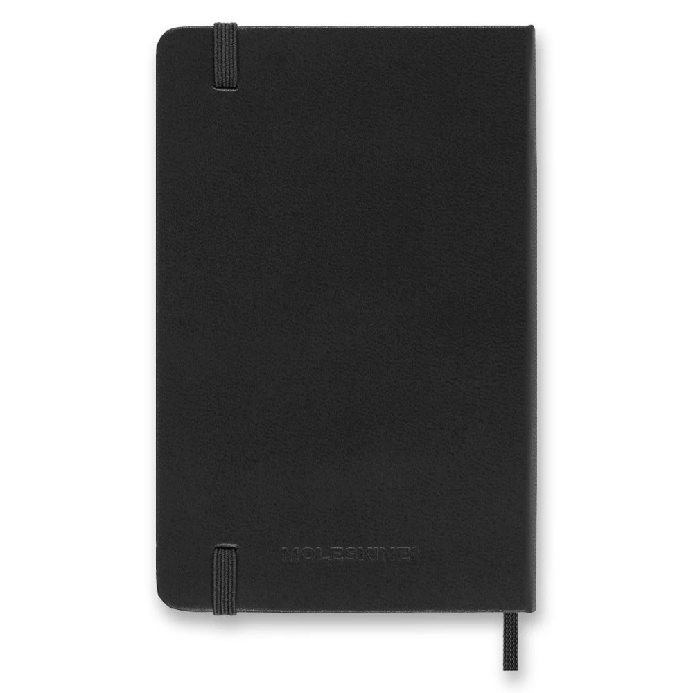 18měsíční týdenní diář Moleskine 2026-2027 tvrdý černý S 
