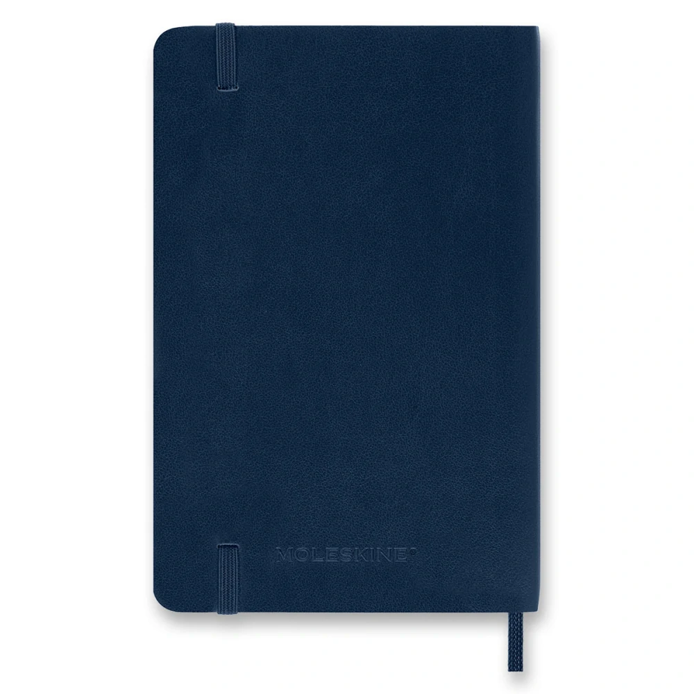 18měsíční týdenní diář Moleskine 2026-2027 měkký modrý S 