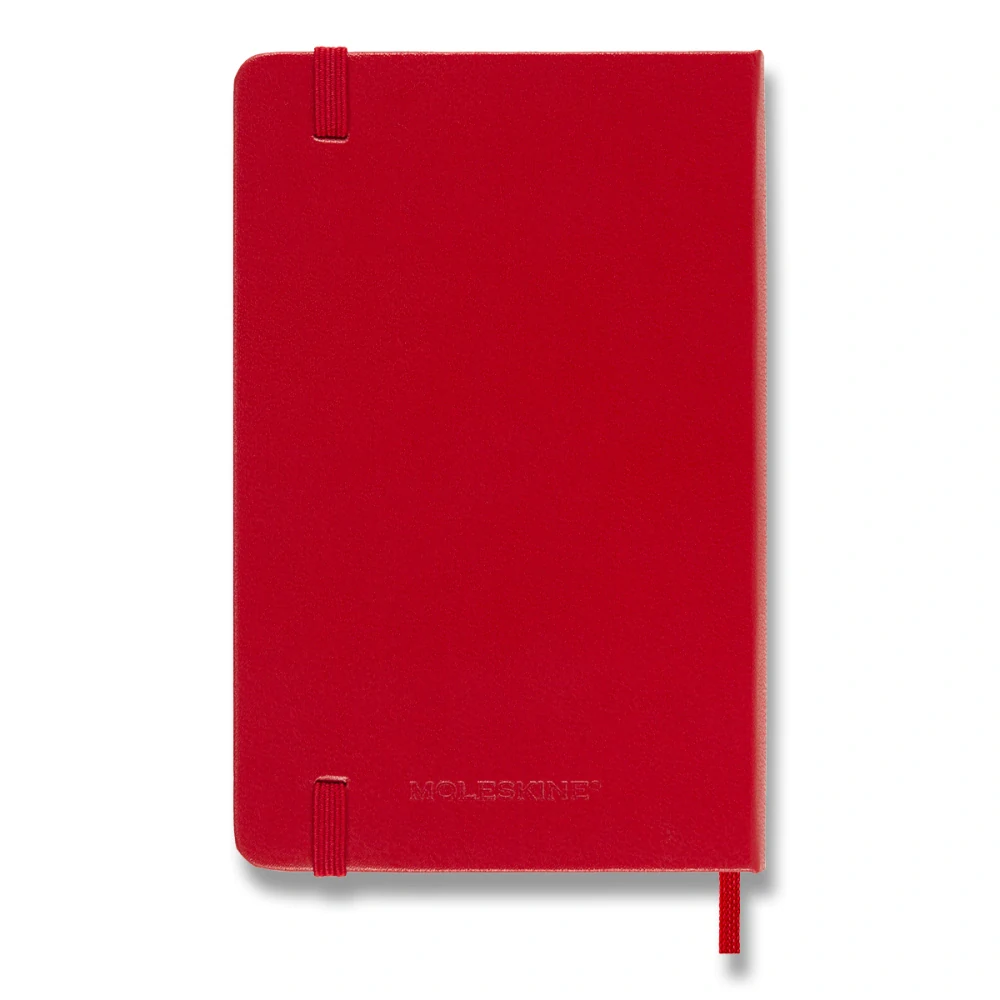 Diář Moleskine 2027 denní tvrdý červený S