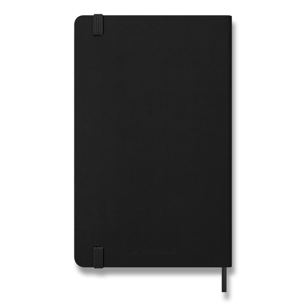 Diář Moleskine 2027 denní tvrdý černý L