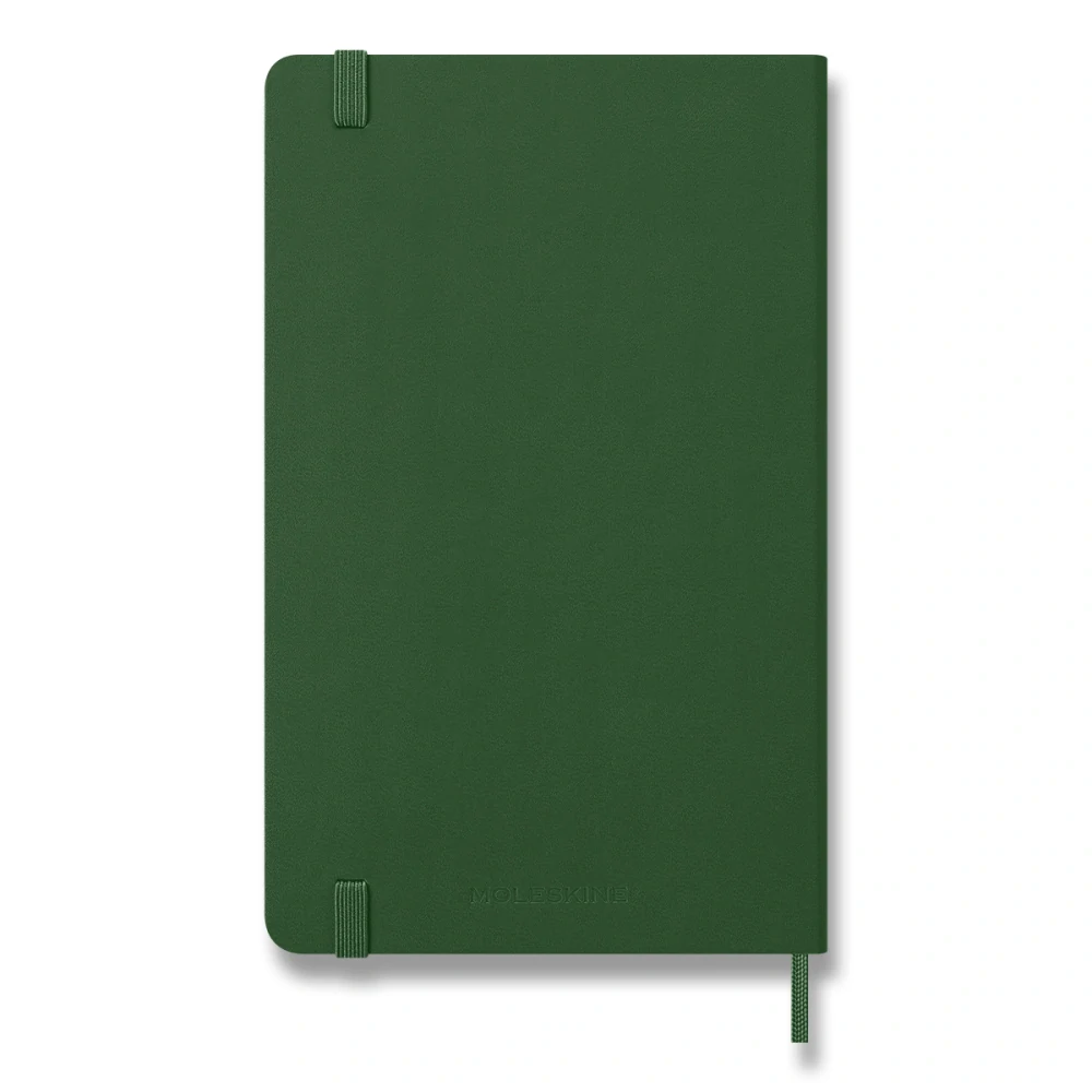 Diář Moleskine 2027 denní tvrdý zelený L