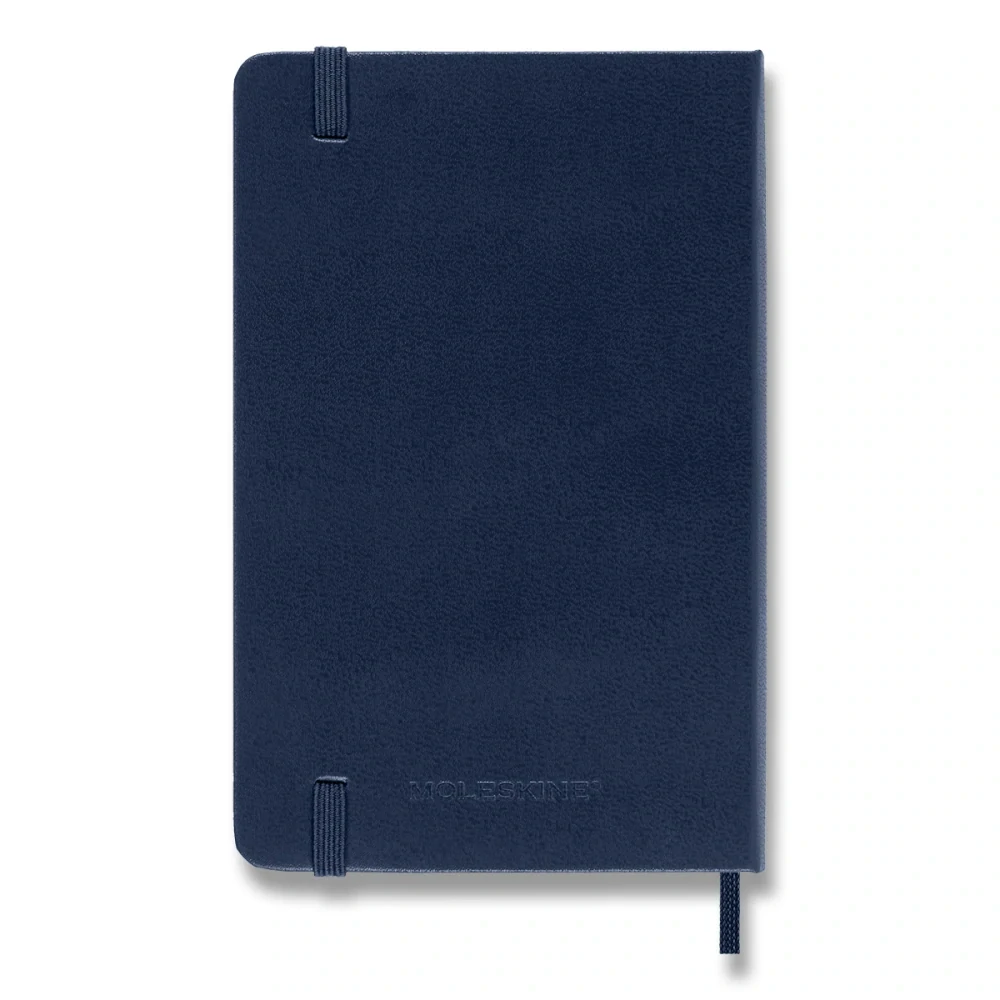 Plánovací zápisník Moleskine 2027 tvrdý modrý S