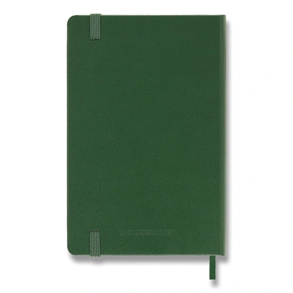 Plánovací zápisník Moleskine 2027 tvrdý zelený S