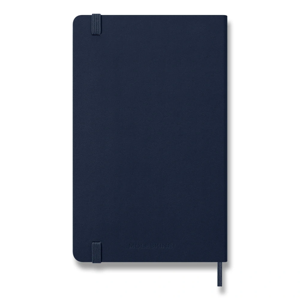 Plánovací zápisník Moleskine 2027 tvrdý modrý L