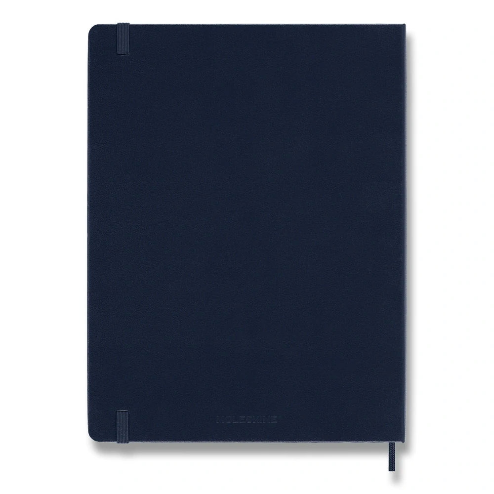 Plánovací zápisník Moleskine 2027 tvrdý modrý XL