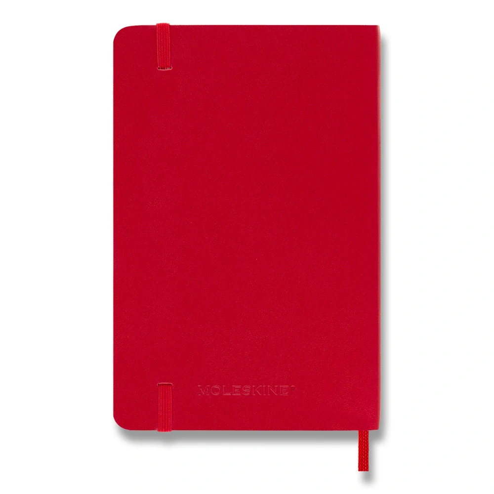 Plánovací zápisník Moleskine 2027 měkký červený S