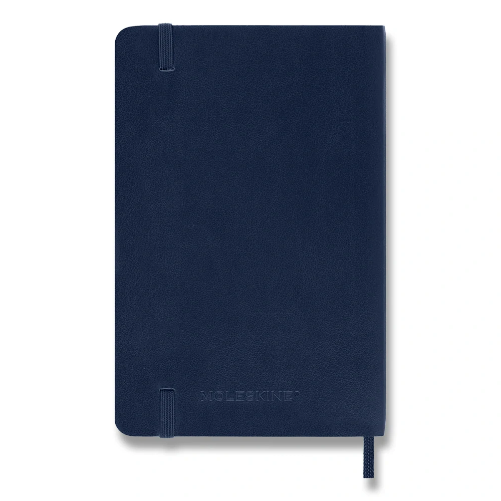 Plánovací zápisník Moleskine 2027 měkký modrý S