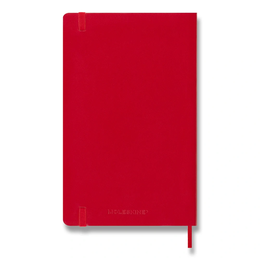 Plánovací zápisník Moleskine 2027 měkký červený L