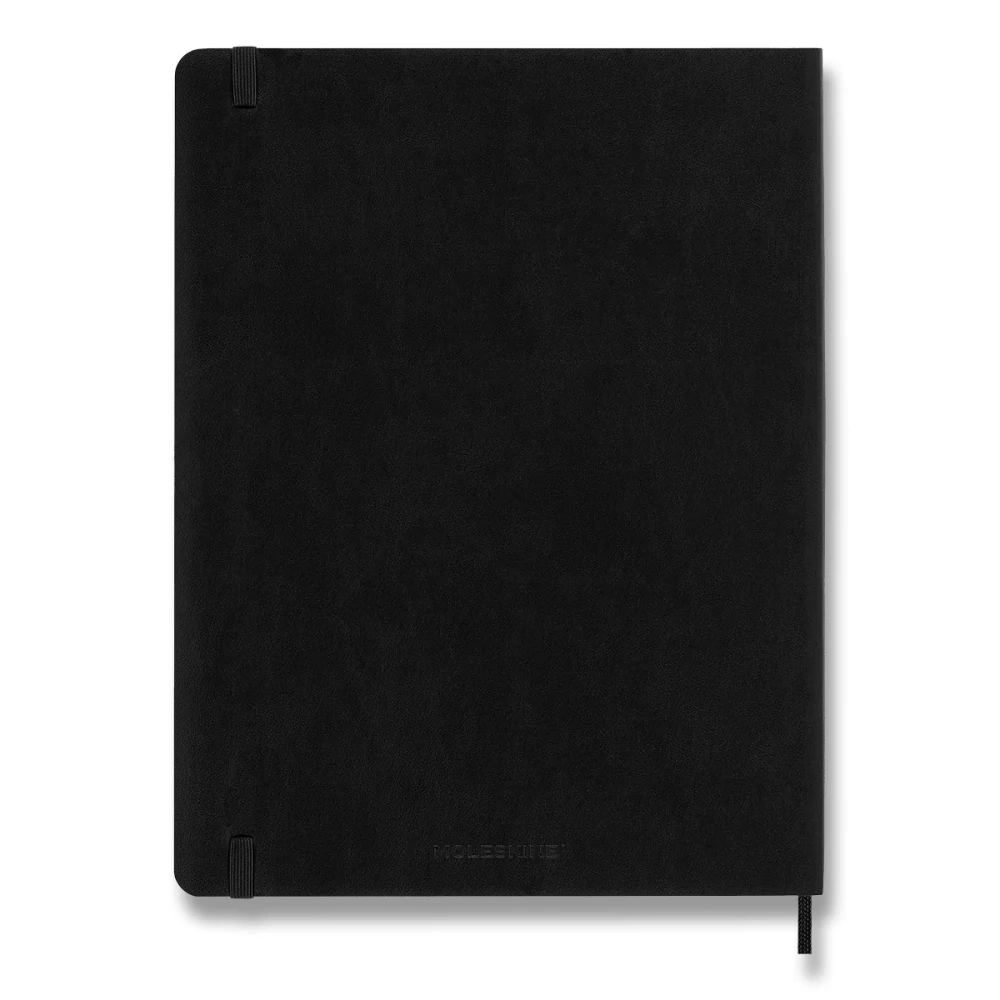 Plánovací zápisník Moleskine 2027 měkký černý XL