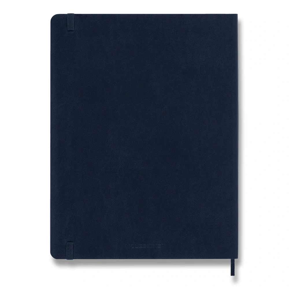 Plánovací zápisník Moleskine 2027 měkký modrý XL