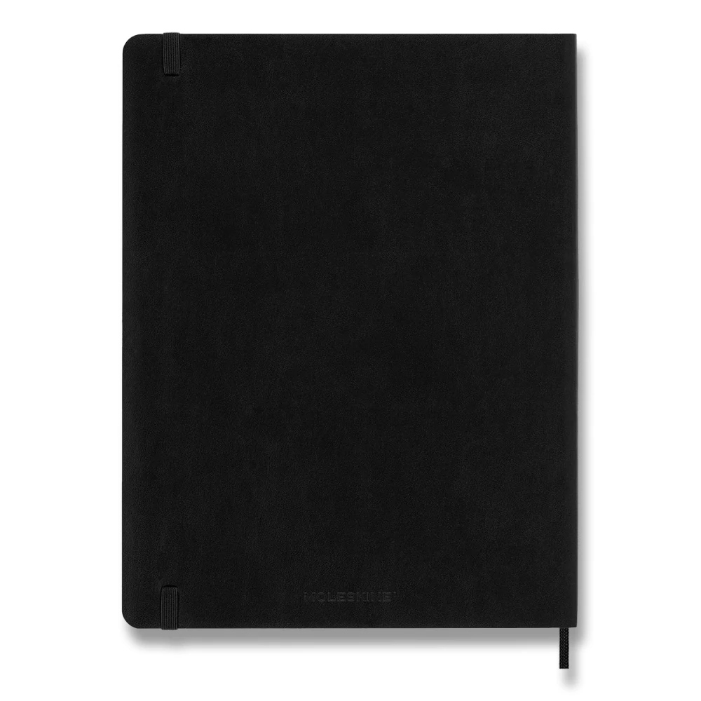 Měsíční diář Moleskine 2027 měkký černý XL