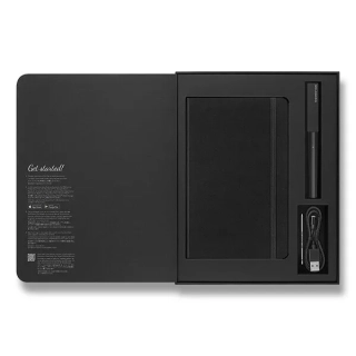 Smart writing set- Smart pen 3 + Smart zápisník linkovaný černý L